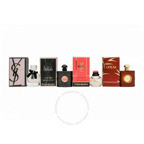 Yves Saint Laurent Ladies Travel Selection 4 Piece Miniature